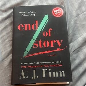 76. End of Story by A.J. Finn Hardcover Book